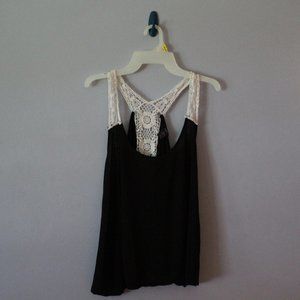 Black and White Charlotte Russe Tanktop